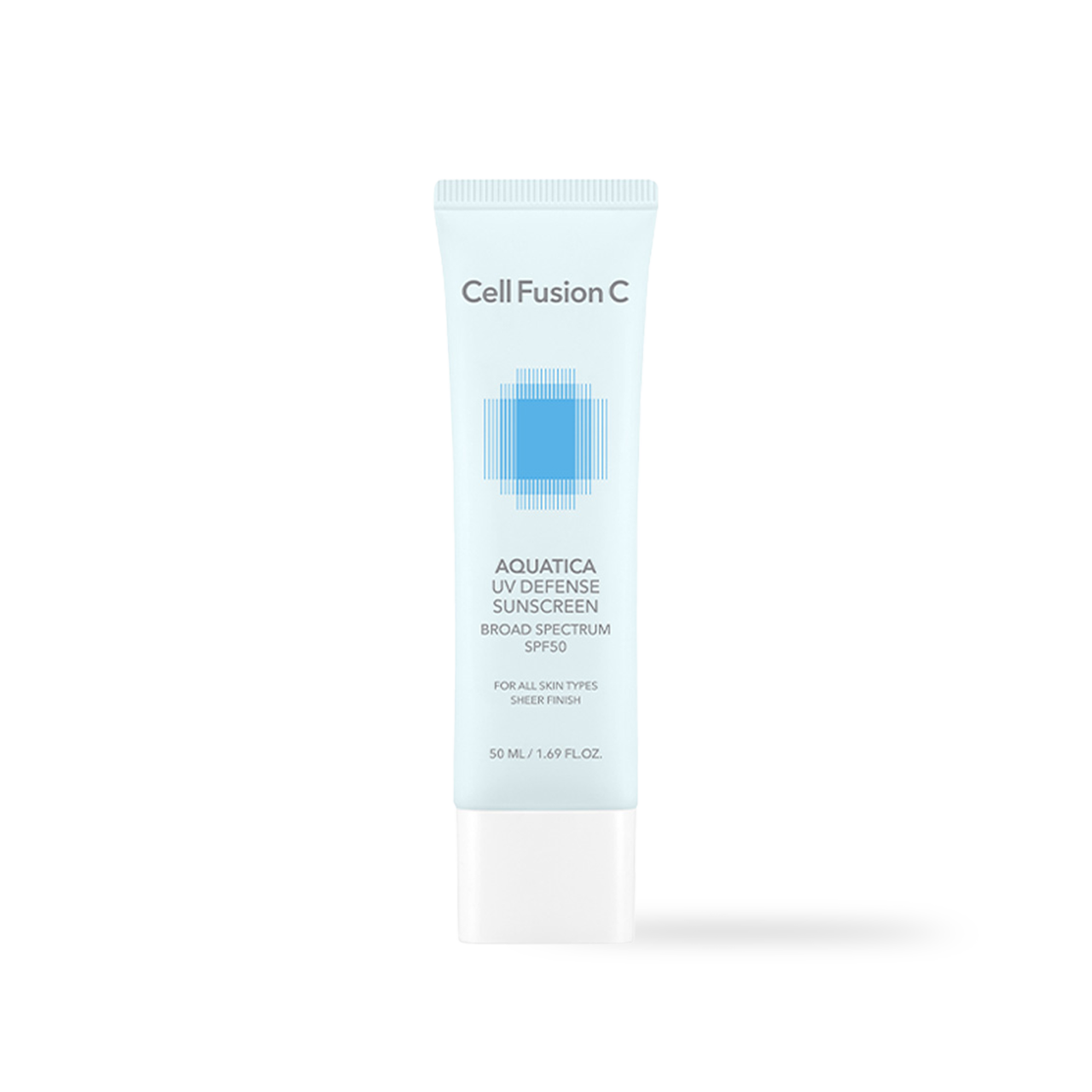 Aquatica UV Defense Sunscreen texture swatch on hand