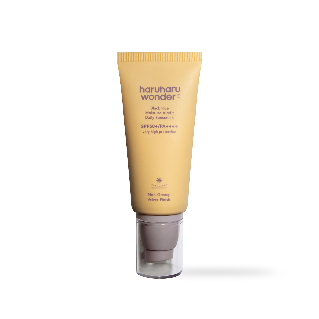 Haruharu Wonder Black Rice Moisture Airyfit Daily Sunscreen Unscented SPF50+ 50ml Korean sunscreen product image
