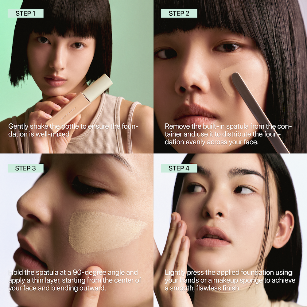 swatch applied on skin tone