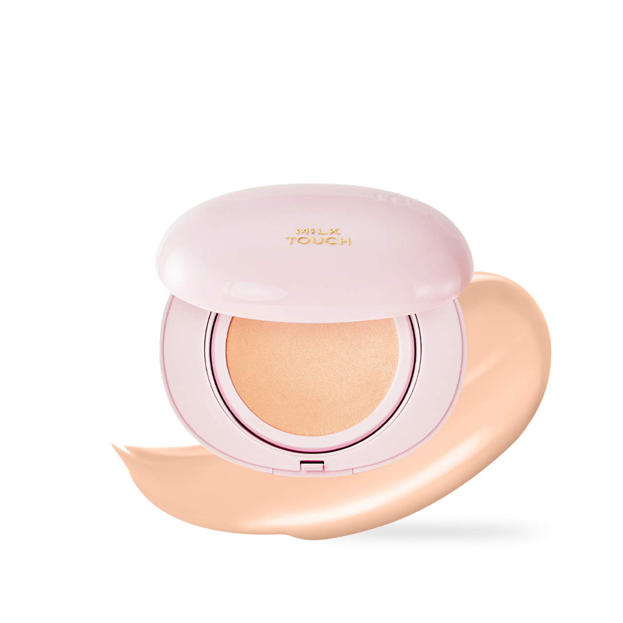 Milk Touch All Day Skin Fit Milky Glow Cushion #21N Natural Beige 15g K-beauty makeup product image