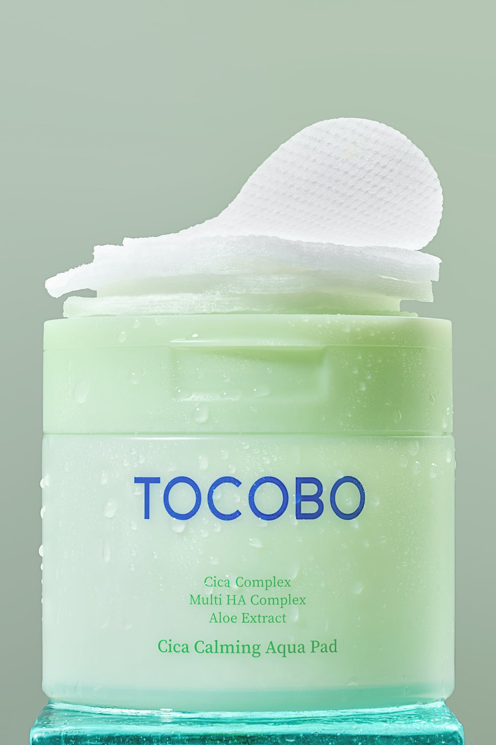 TOCOBO logo close-up on pad tub