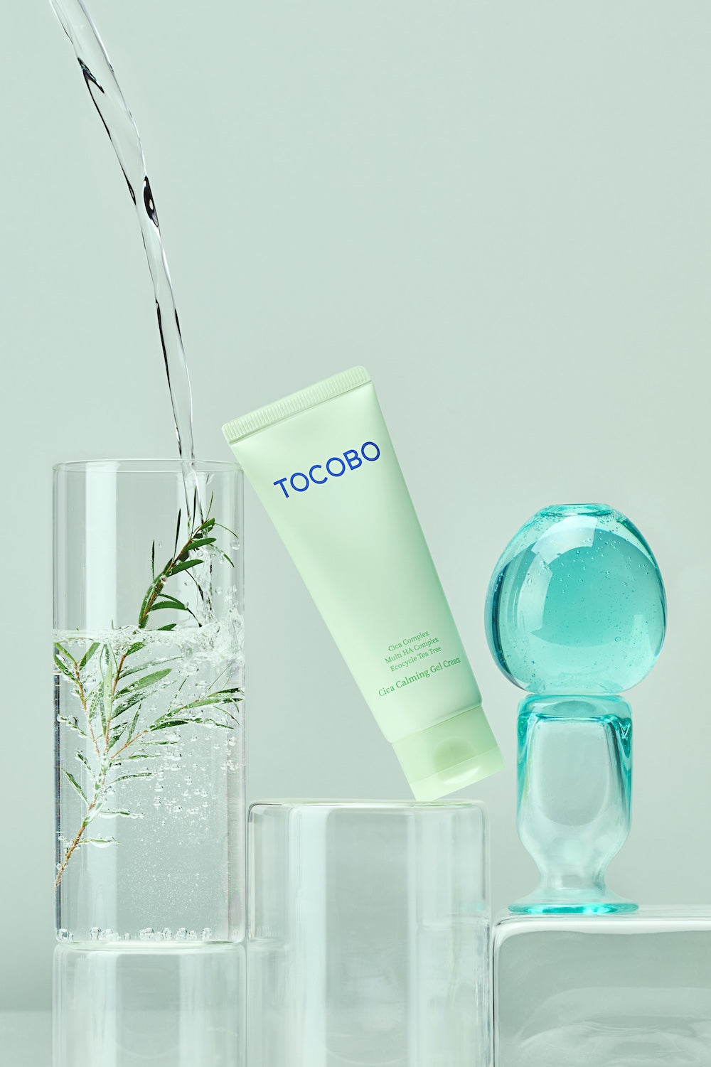 Gel cream packaging box front panel