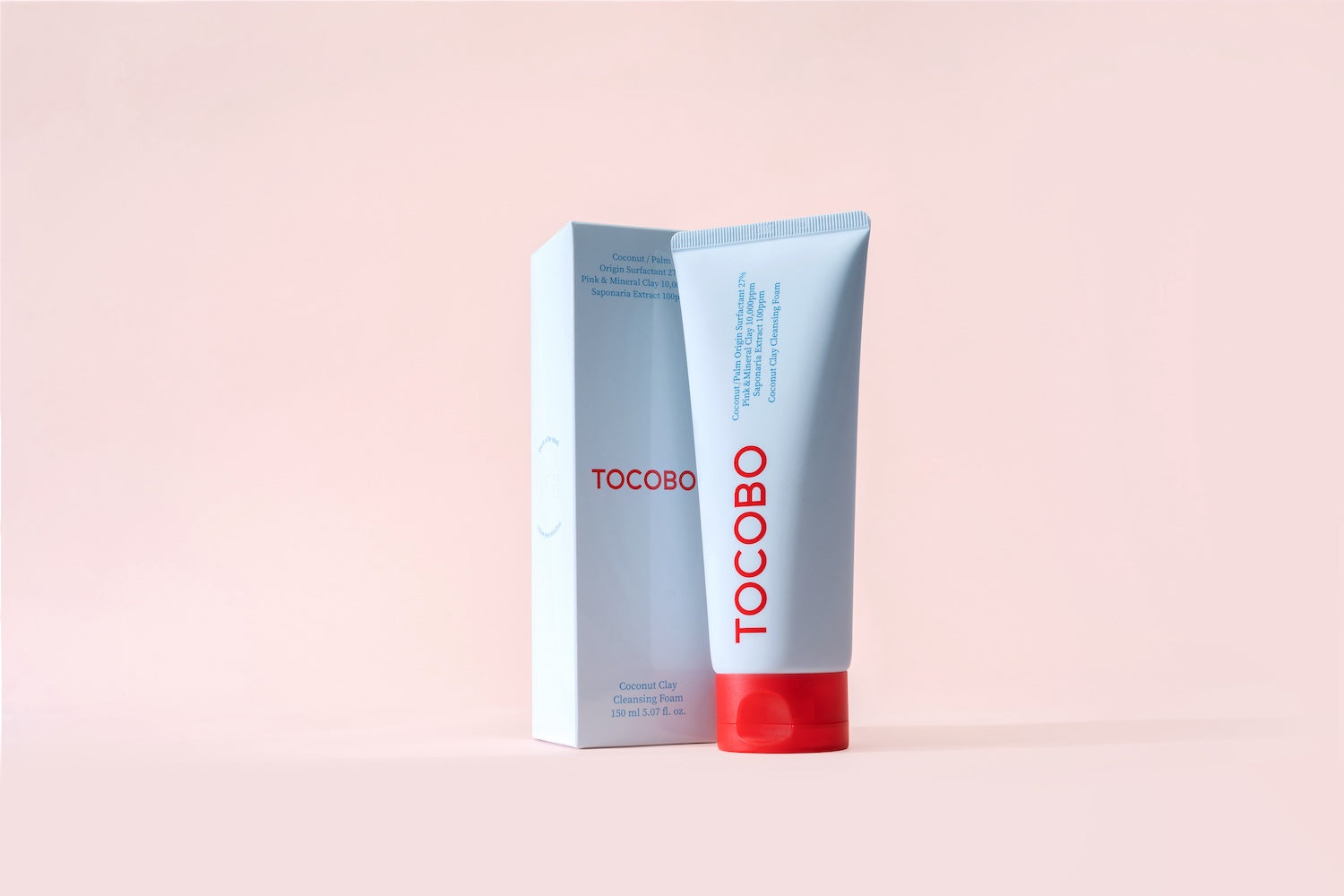 TOCOBO Coconut Clay Cleansing Foam 150ml Korean cleanser product image