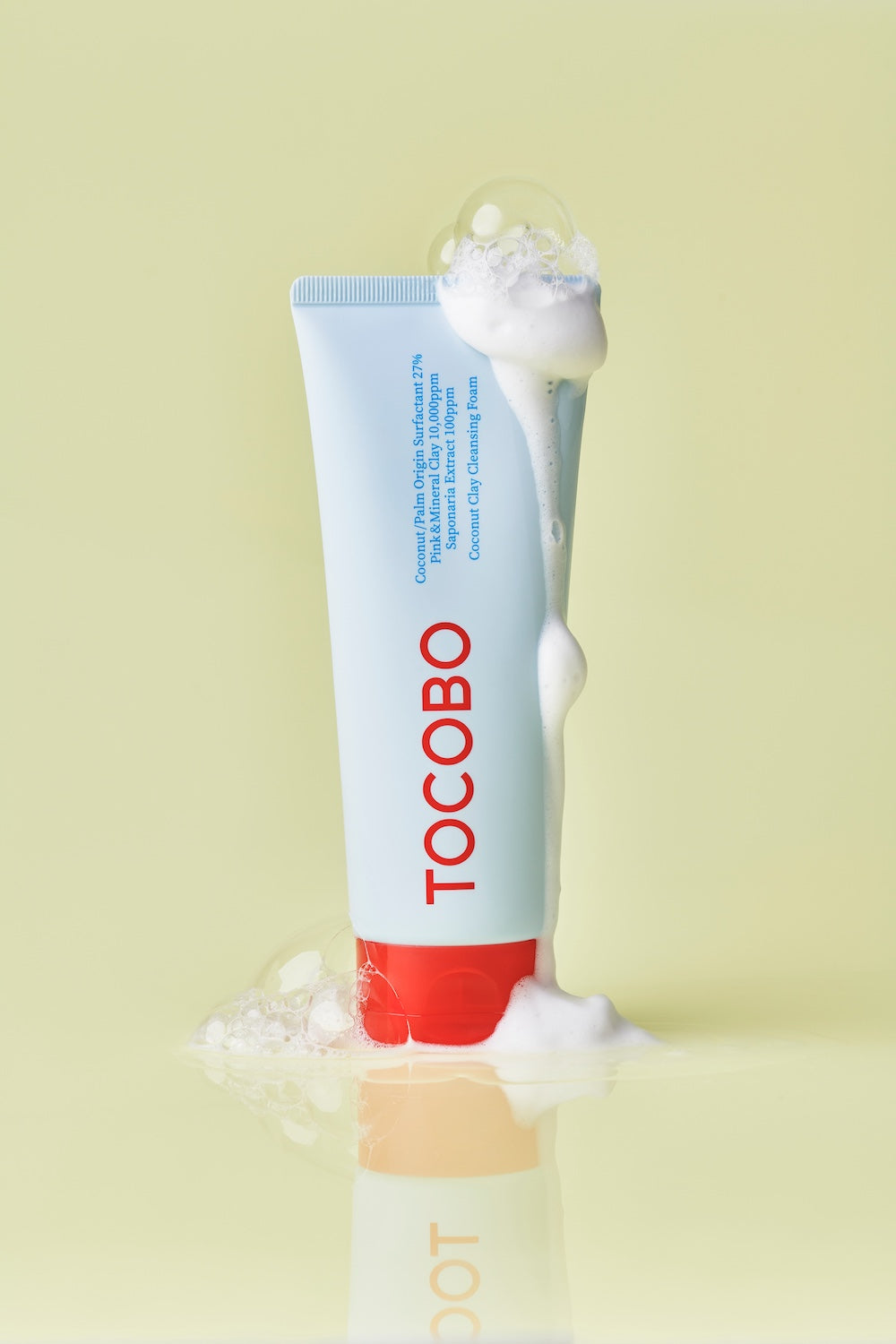 TOCOBO Coconut Clay Cleansing Foam 150ml Korean cleanser product image