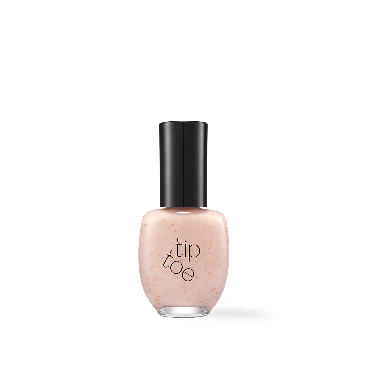 Tiptoe Syrup Glitter & Shimmer Nail Polish 12 Colors 507 Sour Cream K-beauty nail polish product image