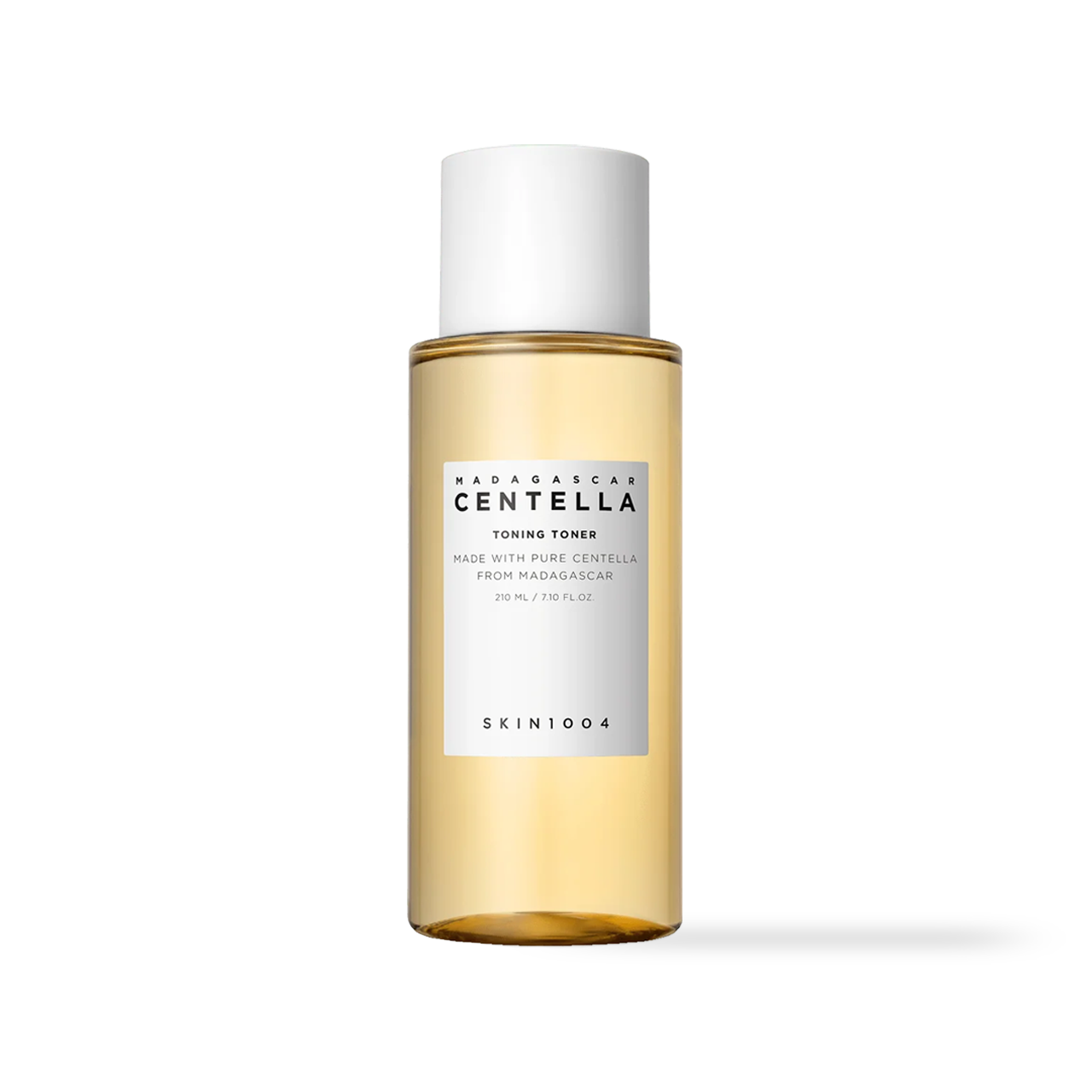 Toning toner bottle standing on shelf
