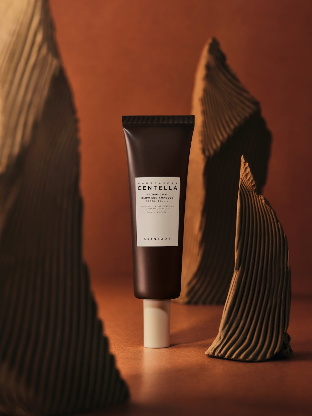SKIN1004 Madagascar Centella Probio-Cica Glow Sun Ampoule 50ml Korean sunscreen product image