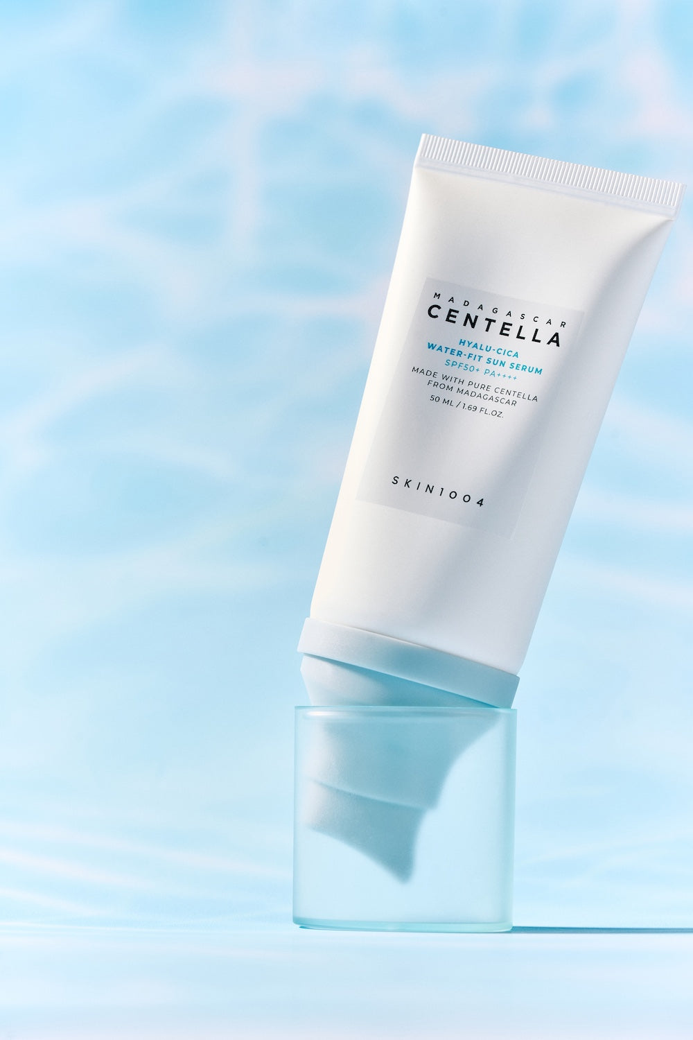 SKIN1004 Madagascar Centella Hyalu-Cica Water-Fit Sun Serum 50ml Korean sunscreen product image