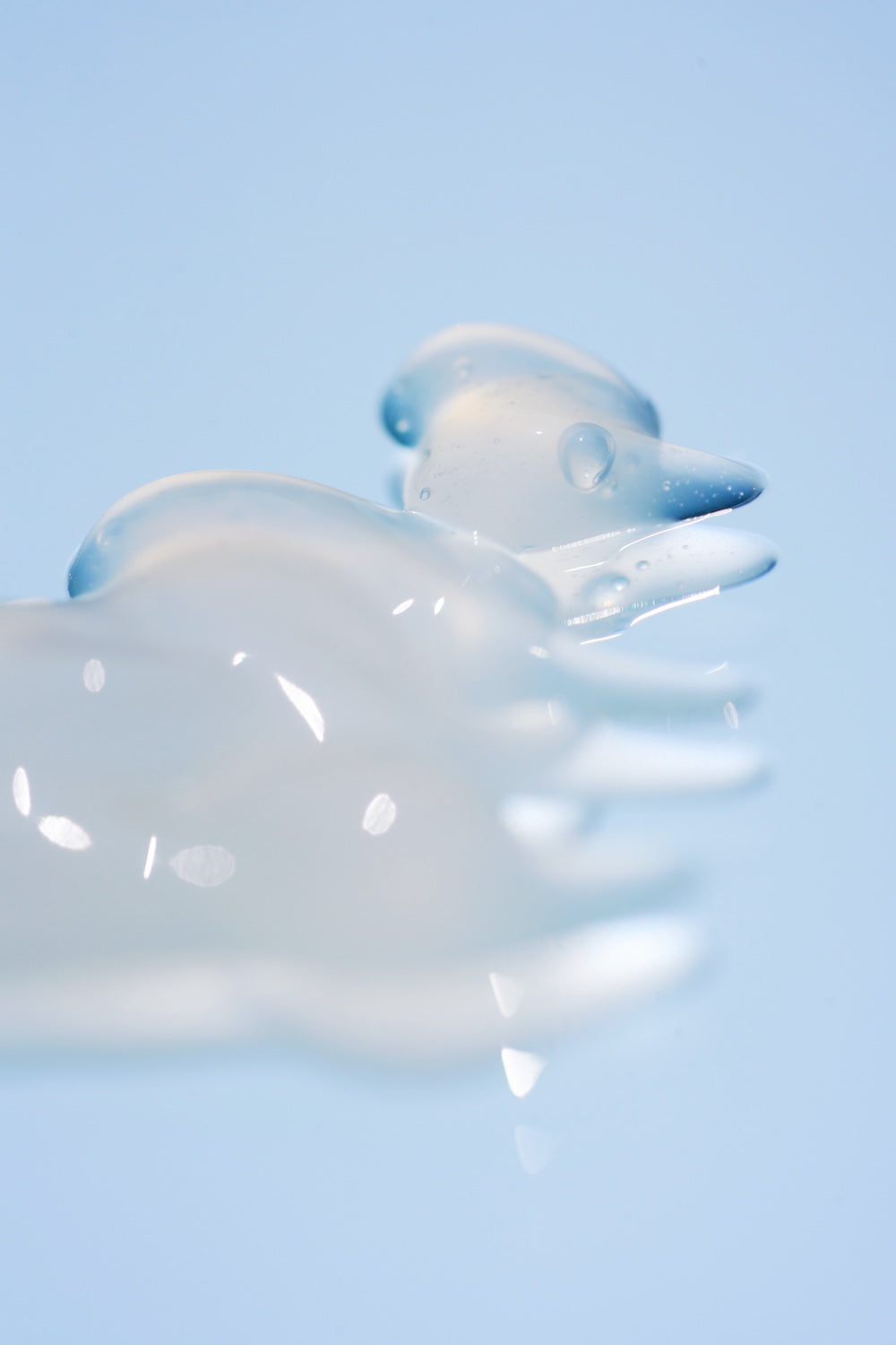 Close-up of dropper tip after use