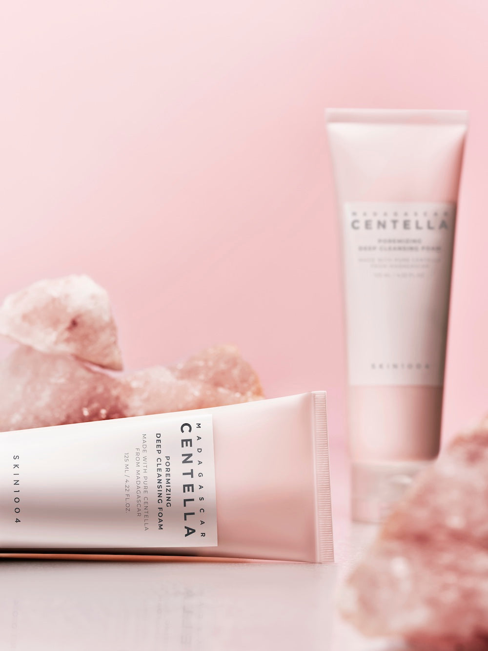 SKIN1004 Poremizing Deep Cleansing Foam shown next to its outer packaging box