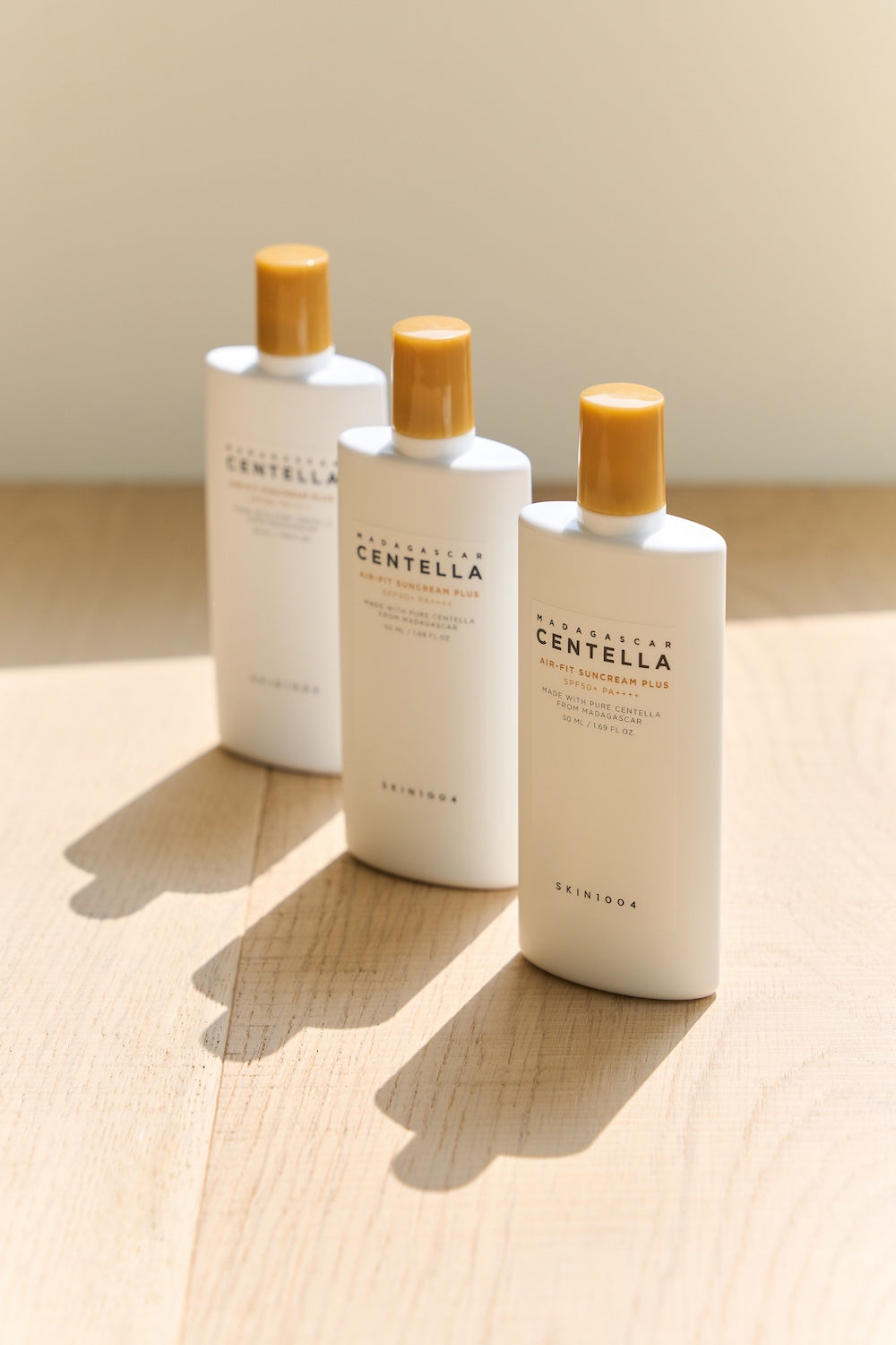 Back label showing centella and niacinamide ppm