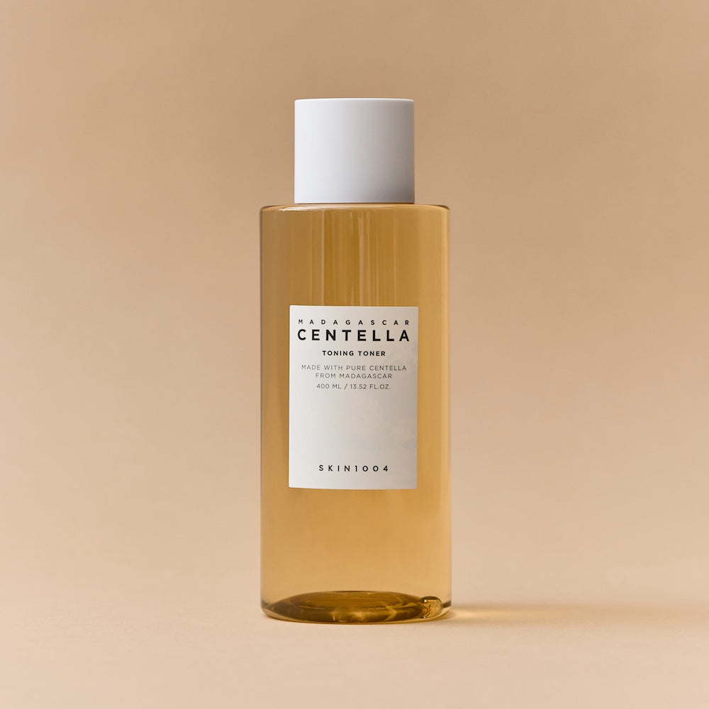 Full ingredient list on toning toner packaging