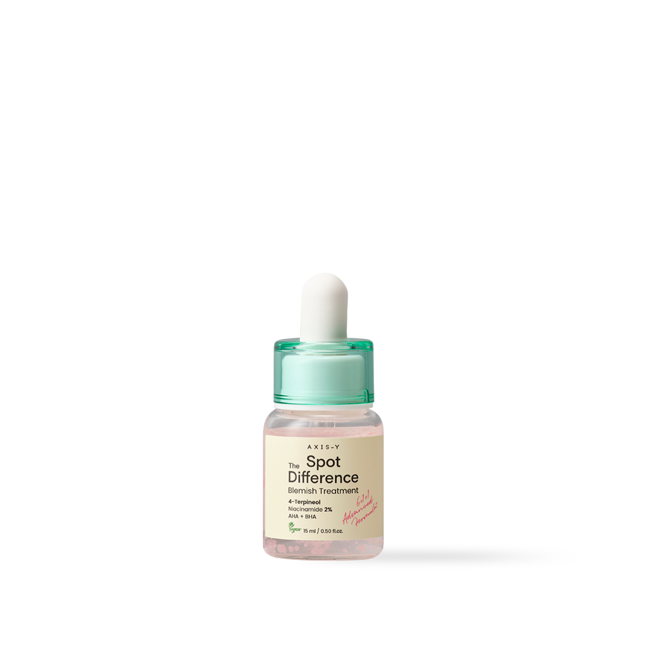 Blemish treatment pipette applying to skin
