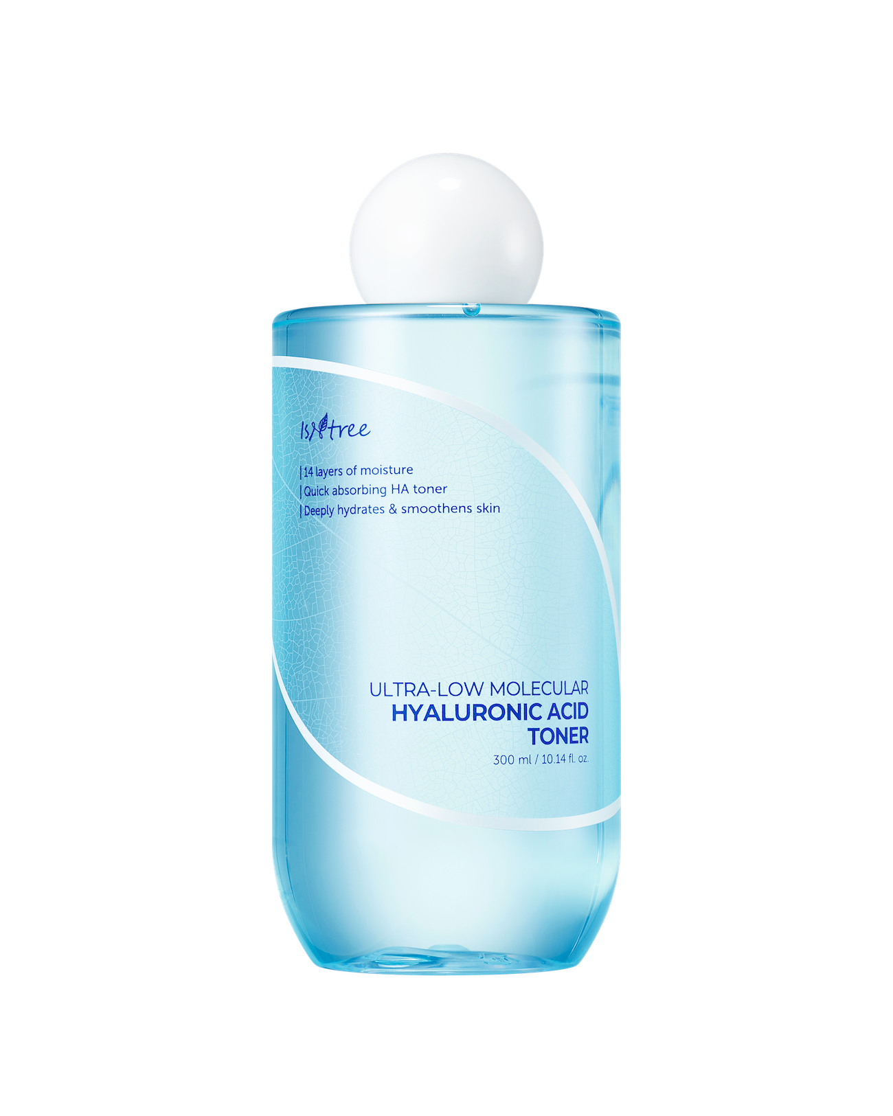 Isntree Ultra Low Molecular Hyaluronic Acid Toner 300ml Korean toner product image