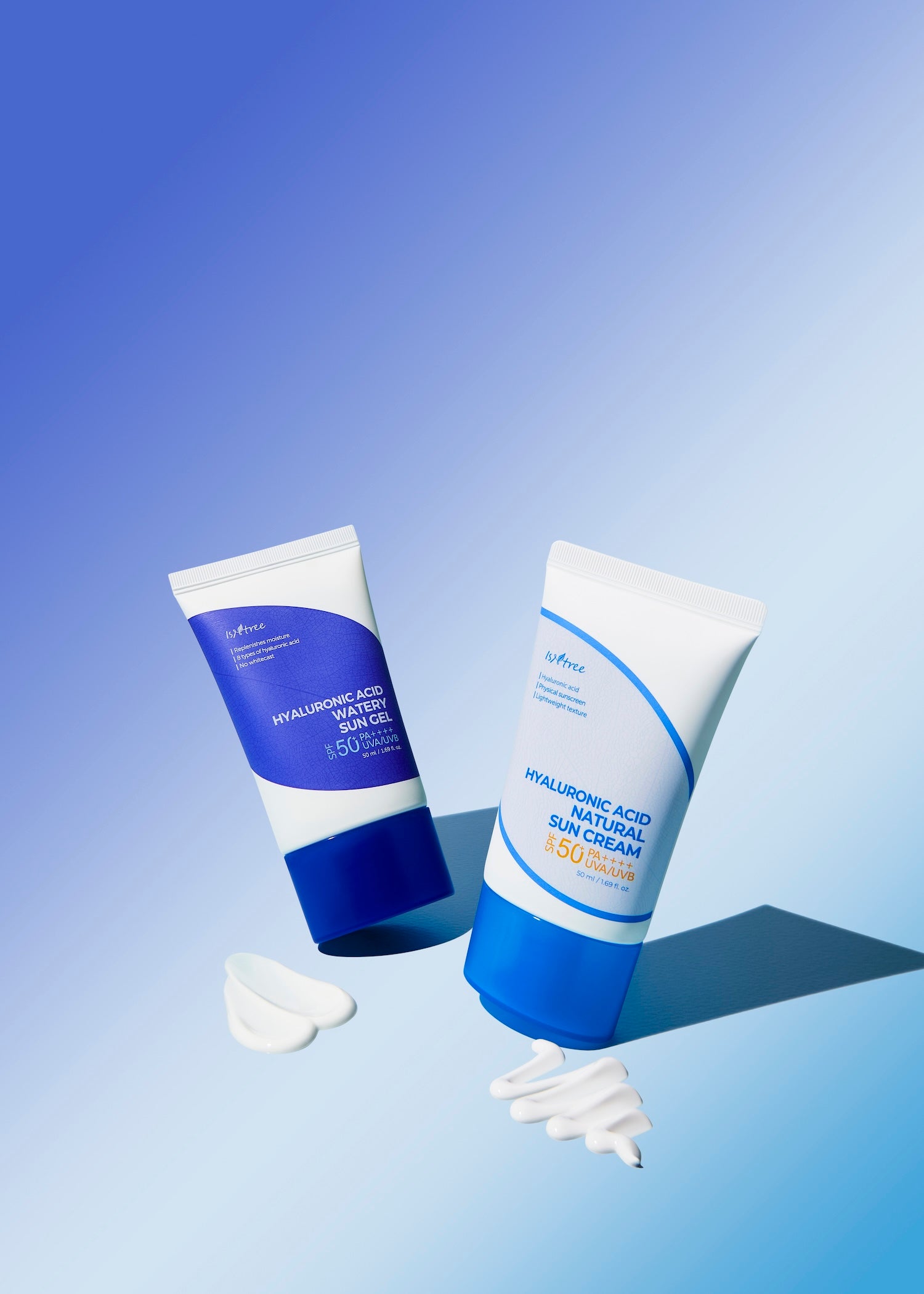 Isntree Hyaluronic Acid Natural Sun Cream 50ml Korean sunscreen product image