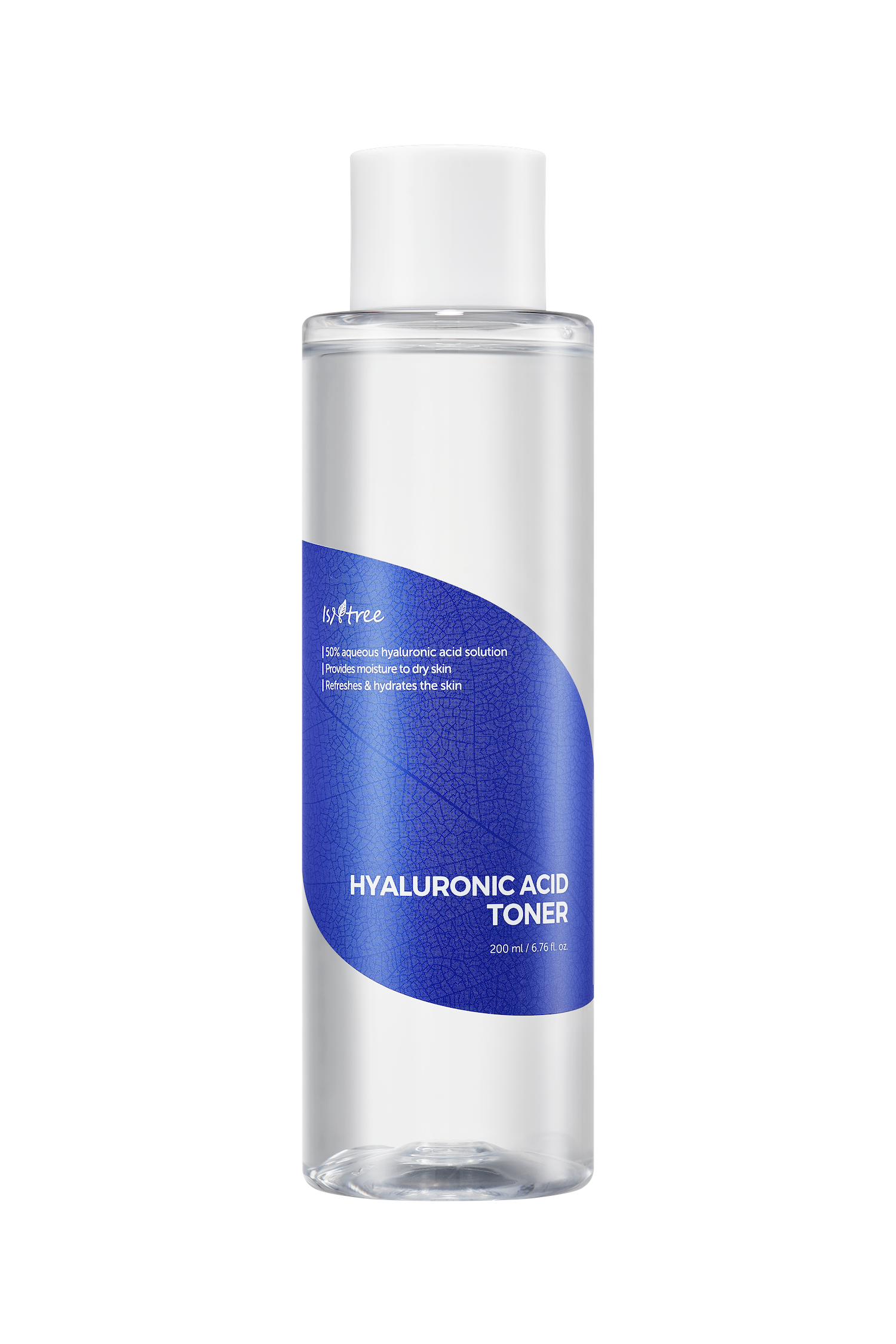 Cotton pad soaked with Isntree Hyaluronic Acid Toner