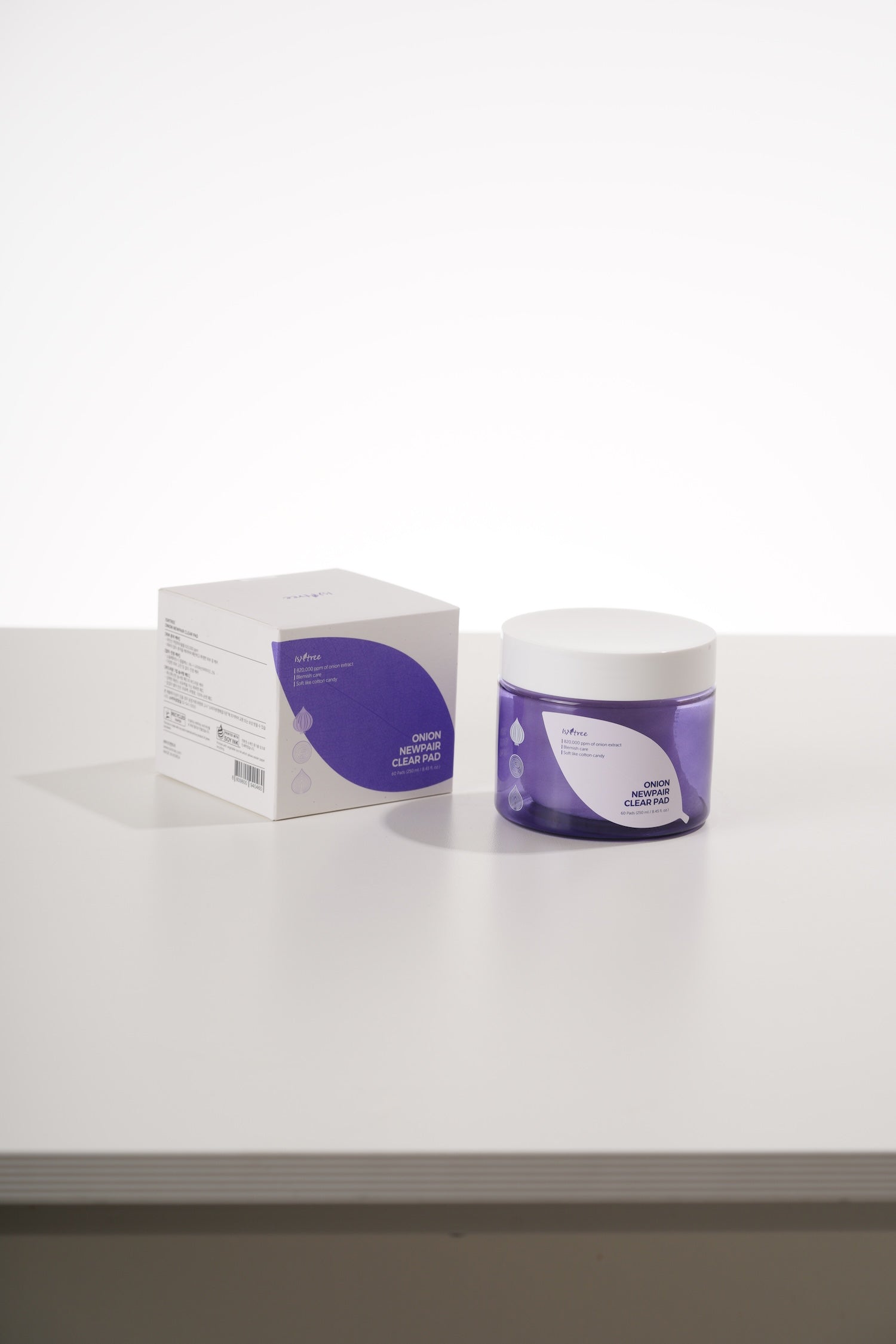 ingredient panel on the packaging