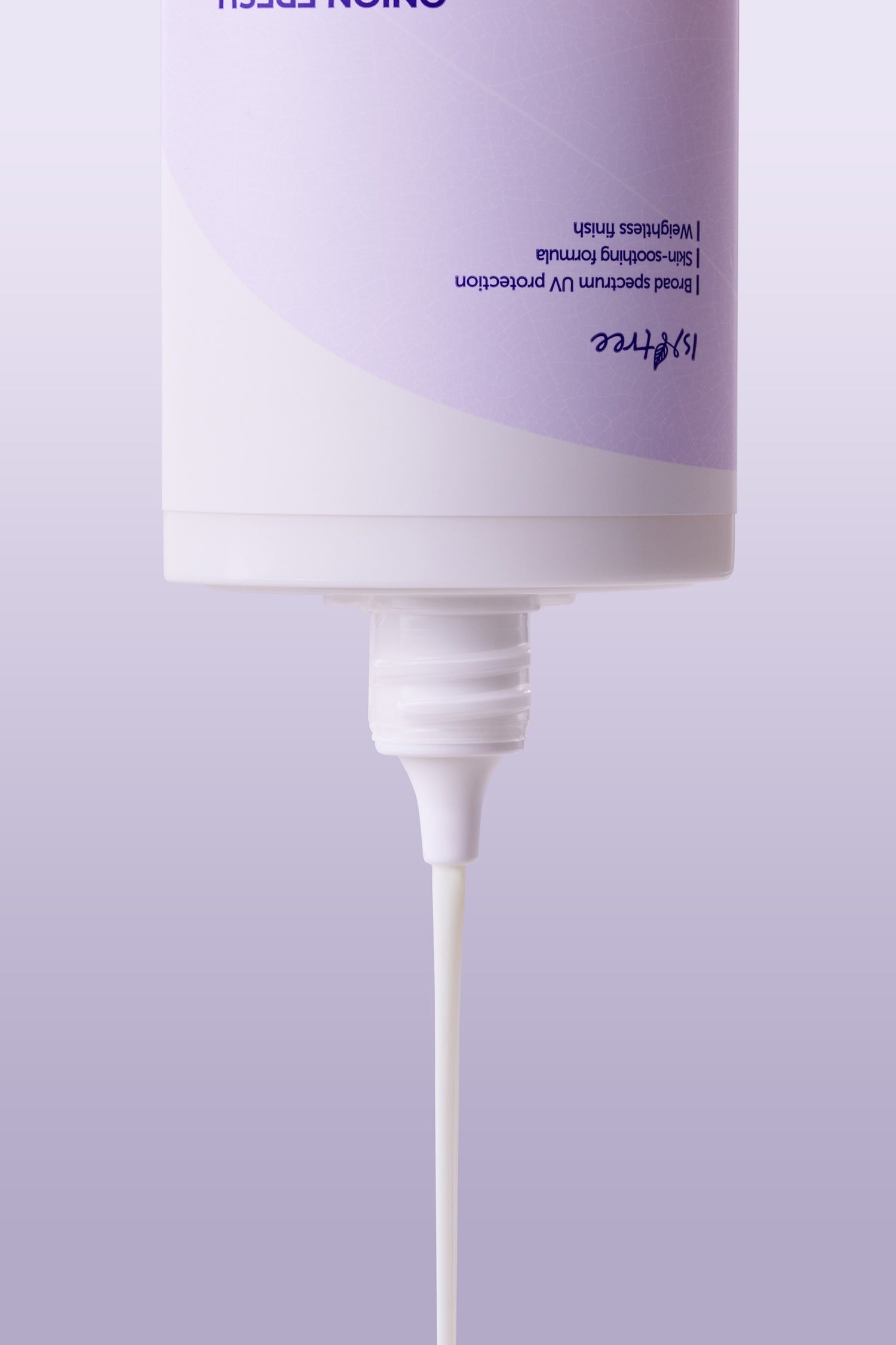 Isntree Onion Fresh Fluid Sun Cream 50ml Korean sunscreen product image