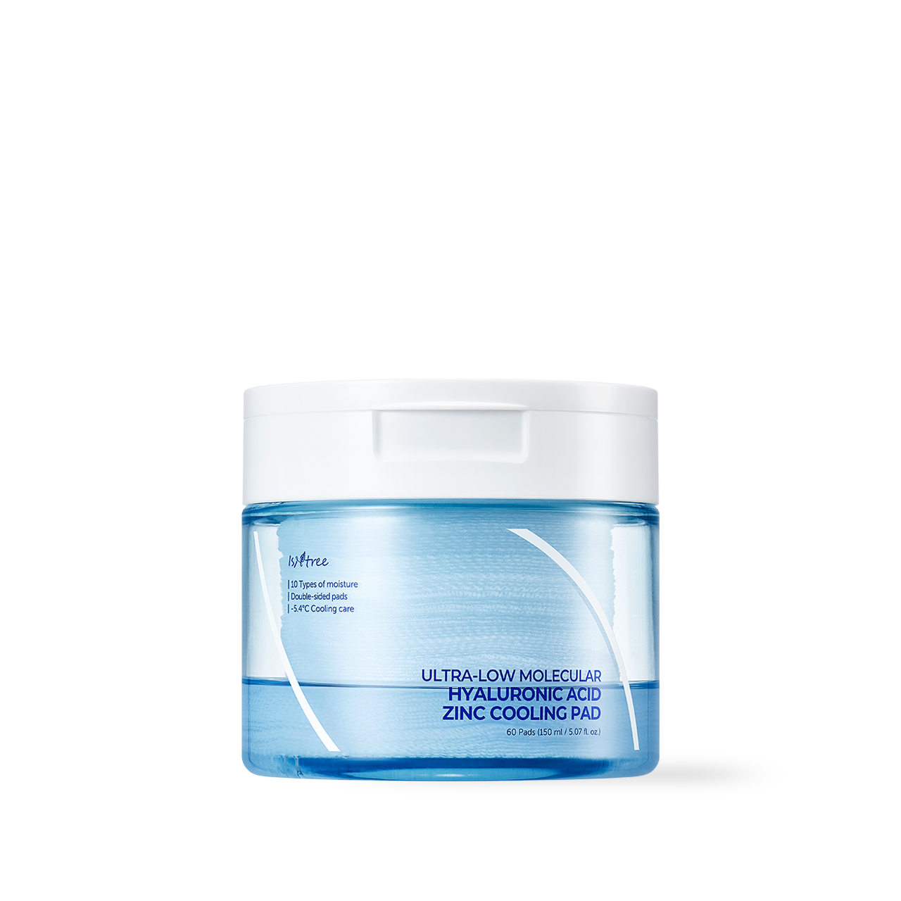 Isntree Ultra Low Molecular Hyaluronic Acid Zinc Cooling Pad 150ml 60ea 150ml x 60ea Korean toner product image