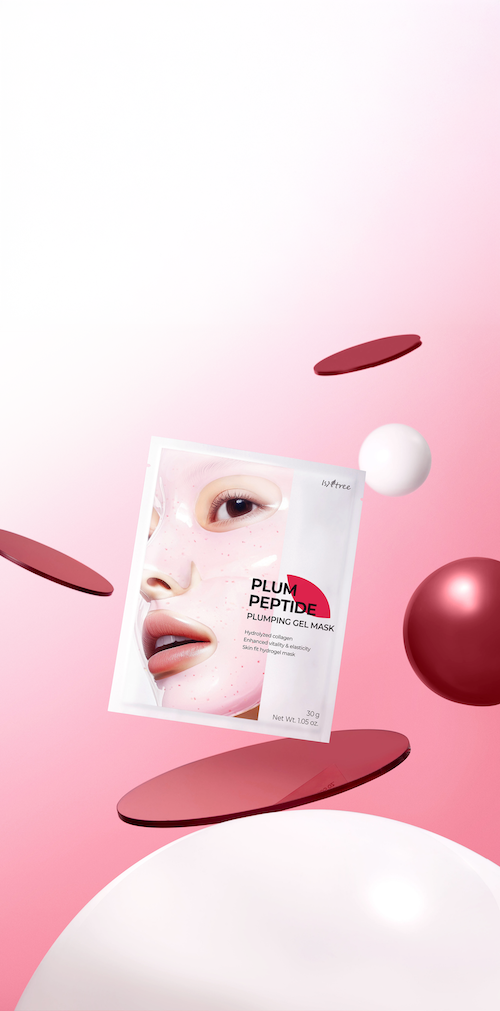 Isntree Plum Peptide Plumping Gel Mask 30g x 4ea Korean skincare product image