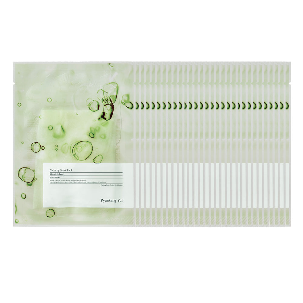 Pyunkang Yul Calming Mask Pack 25g 2 Types 25g x 30ea Korean skincare product image