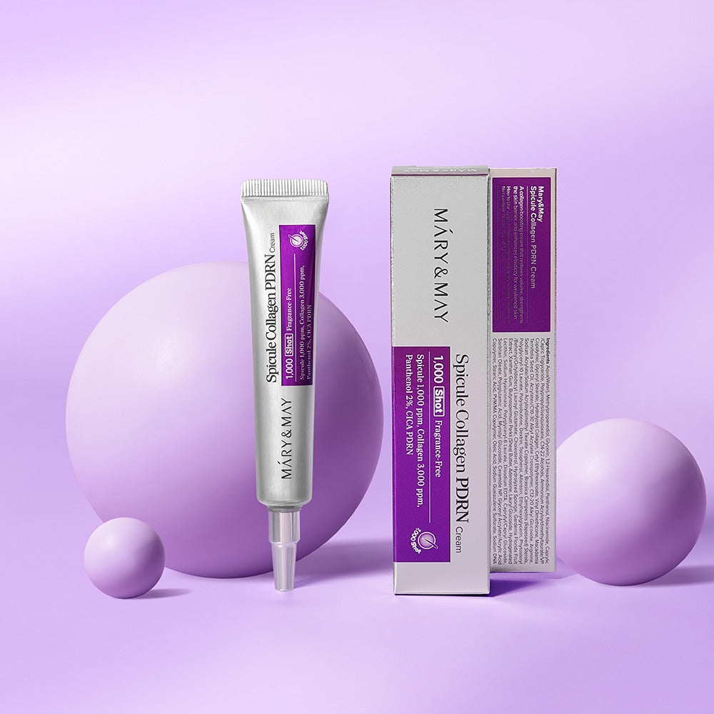 Mary&May Spicule Collagen PDRN Cream 15g Korean skincare product image