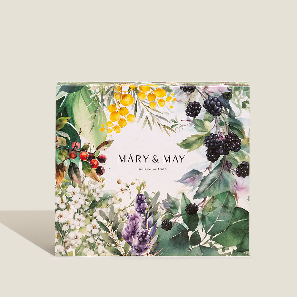 Mary&May Soothing Gel Cream+Idebenone Blackberry Cream Duo Set 100g x2 Korean skincare product image