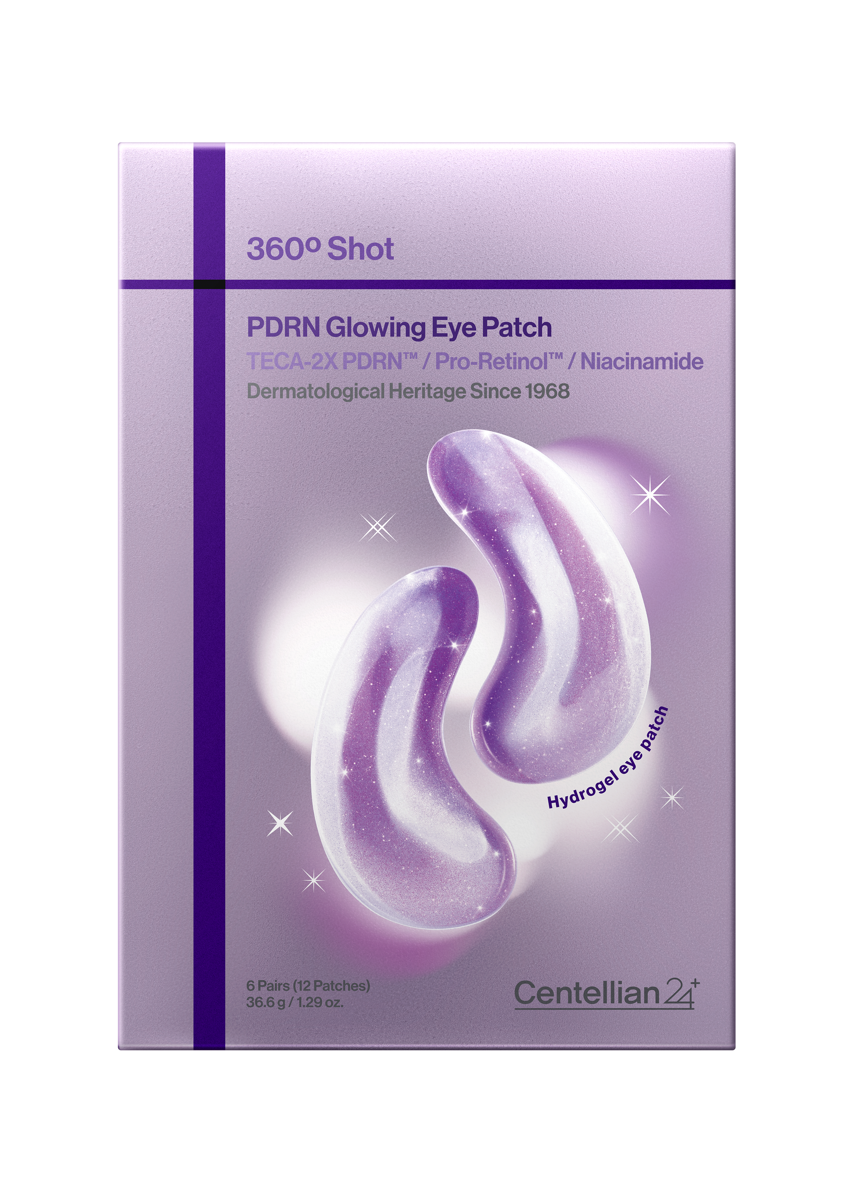 Centellian24 360º Shot PDRN Glowing Eye Patch 6 Pairs x Korean ampoule product image