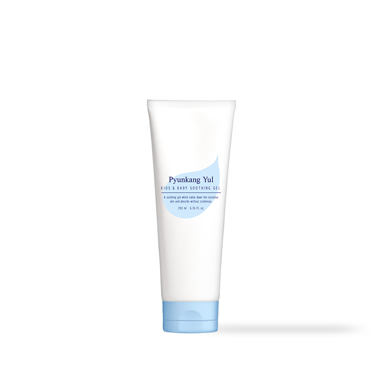a small amount of the Pyunkang Yul soothing gel dispensed onto a hand