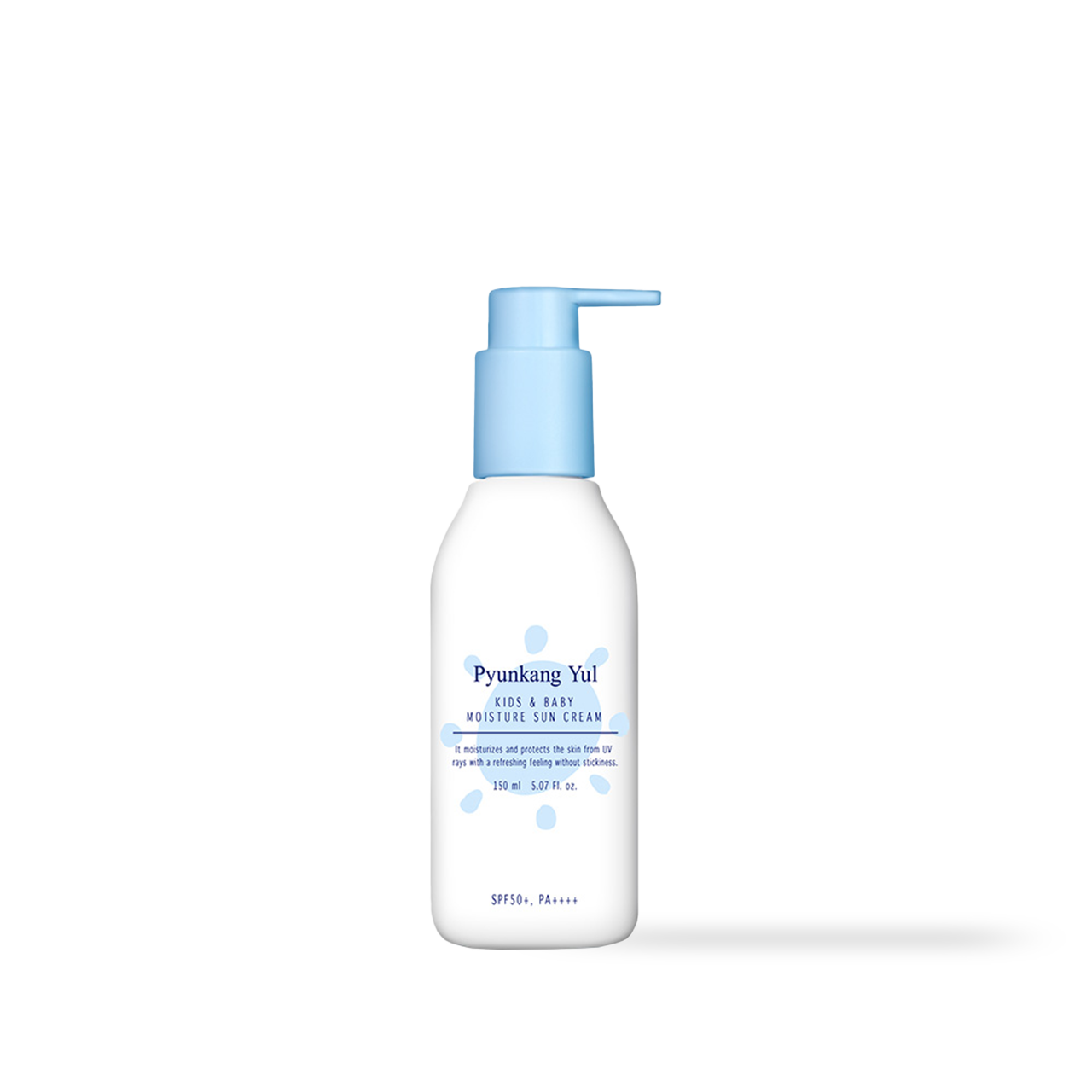 close-up of the Pyunkang Yul Kids and Baby Moisture Sun Cream tube cap