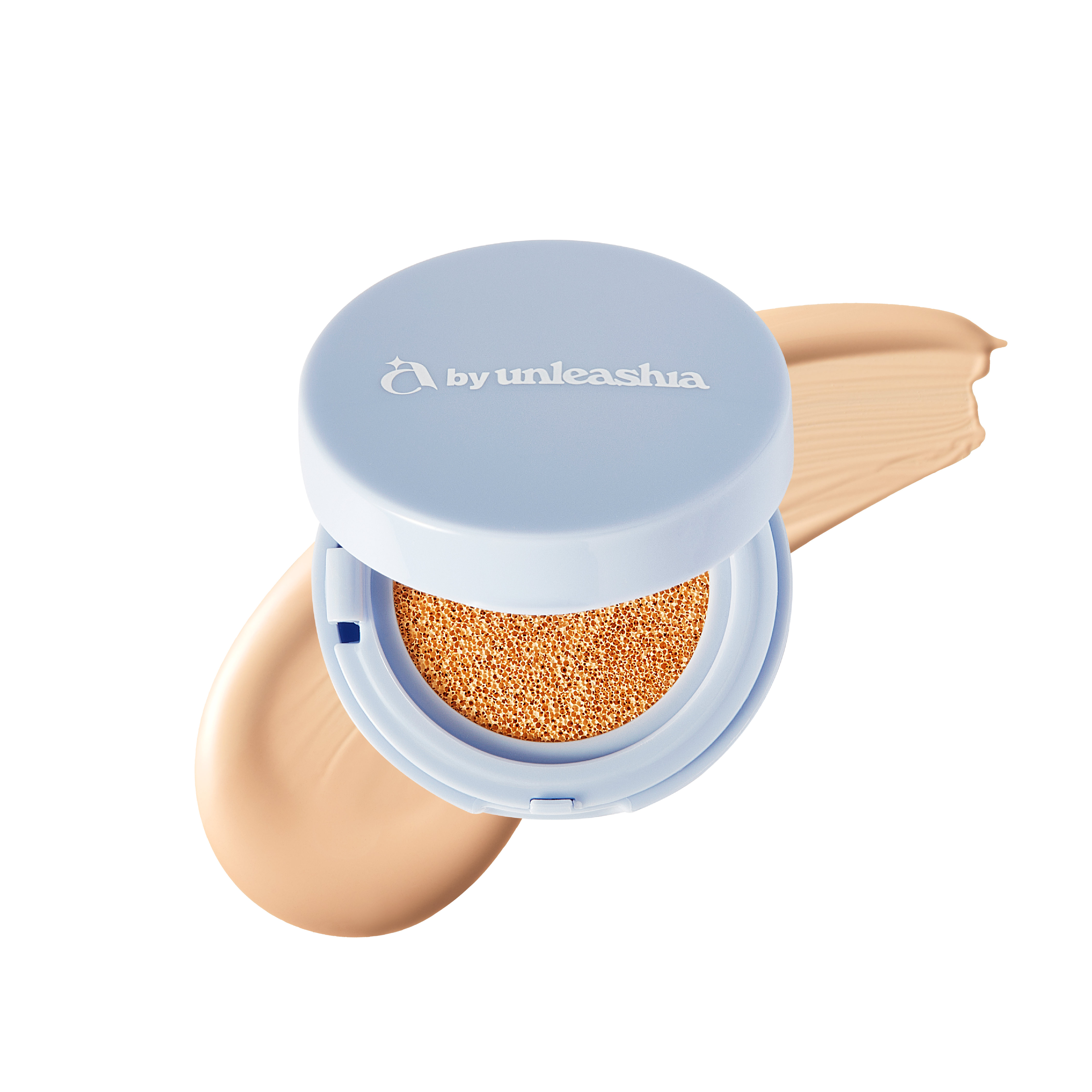 Unleashia Bae Bae Cushion puff applicator close-up
