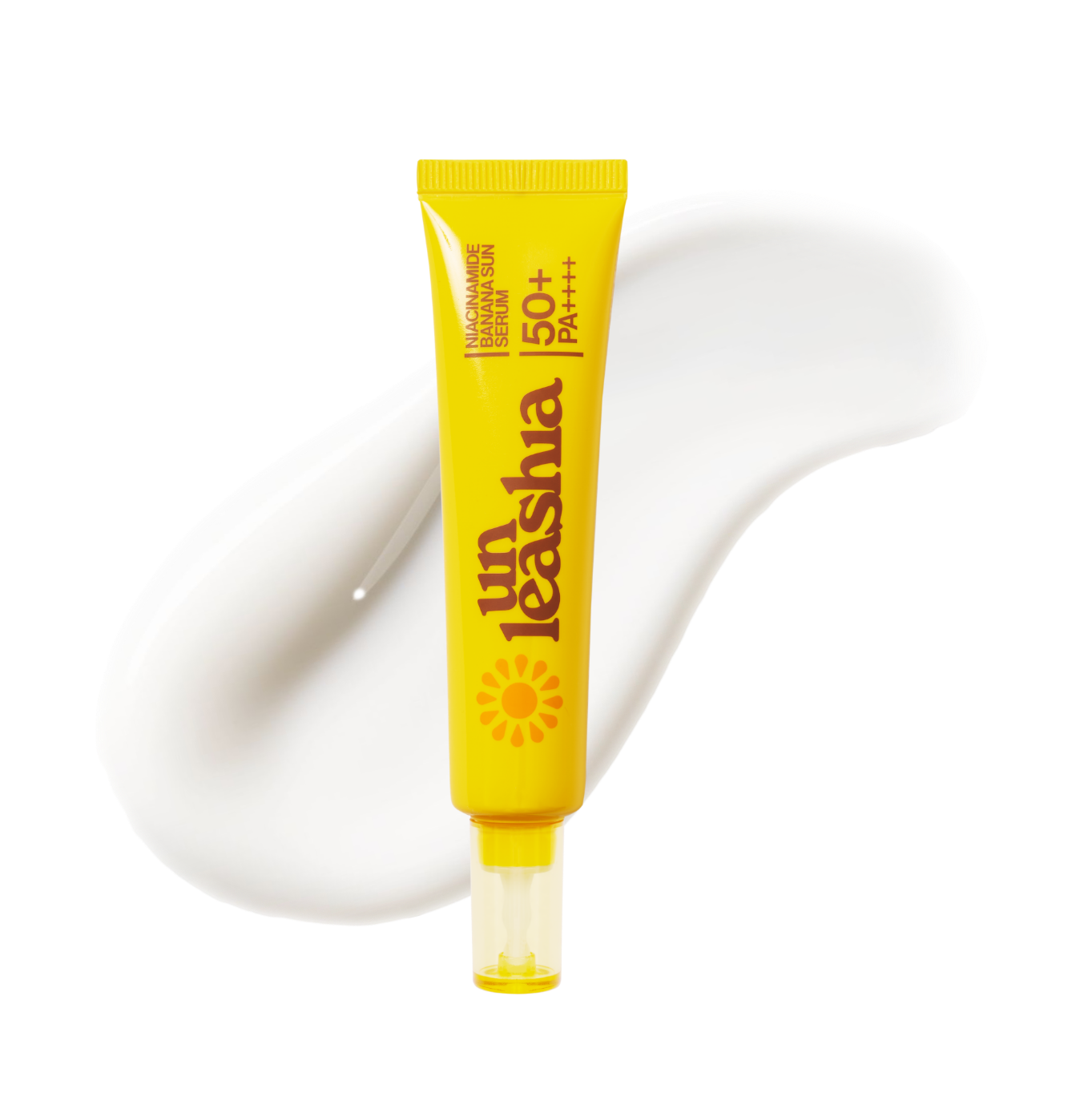 Unleashia Banana Sun Serum texture swatch