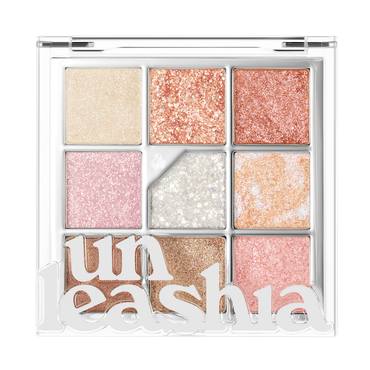 UNLEASHIA Glitterpedia Eye Palette No.1 All of Glitter 6.2g K-beauty makeup product image