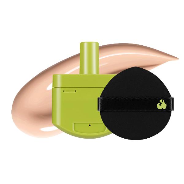 UNLEASHIA Satin Wear Healthy-Green Cushion Re-Feel 15g - 21 Colors - 21N Eburnean