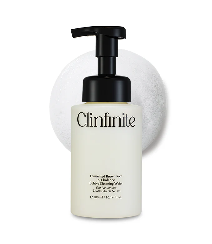 Clinfinite Fermented Rice Mild Acidic Bubble Cleansing Water 300ml Korean skincare product image