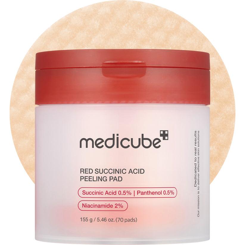 Medicube Red Succinic Acid Peeling Pads 70pcs Korean toner pad product image