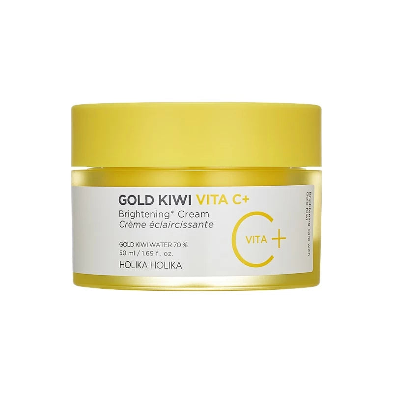 Holika Holika Gold Kiwi Vita C Plus Brightening Cream 50ml Korean moisturizer product image