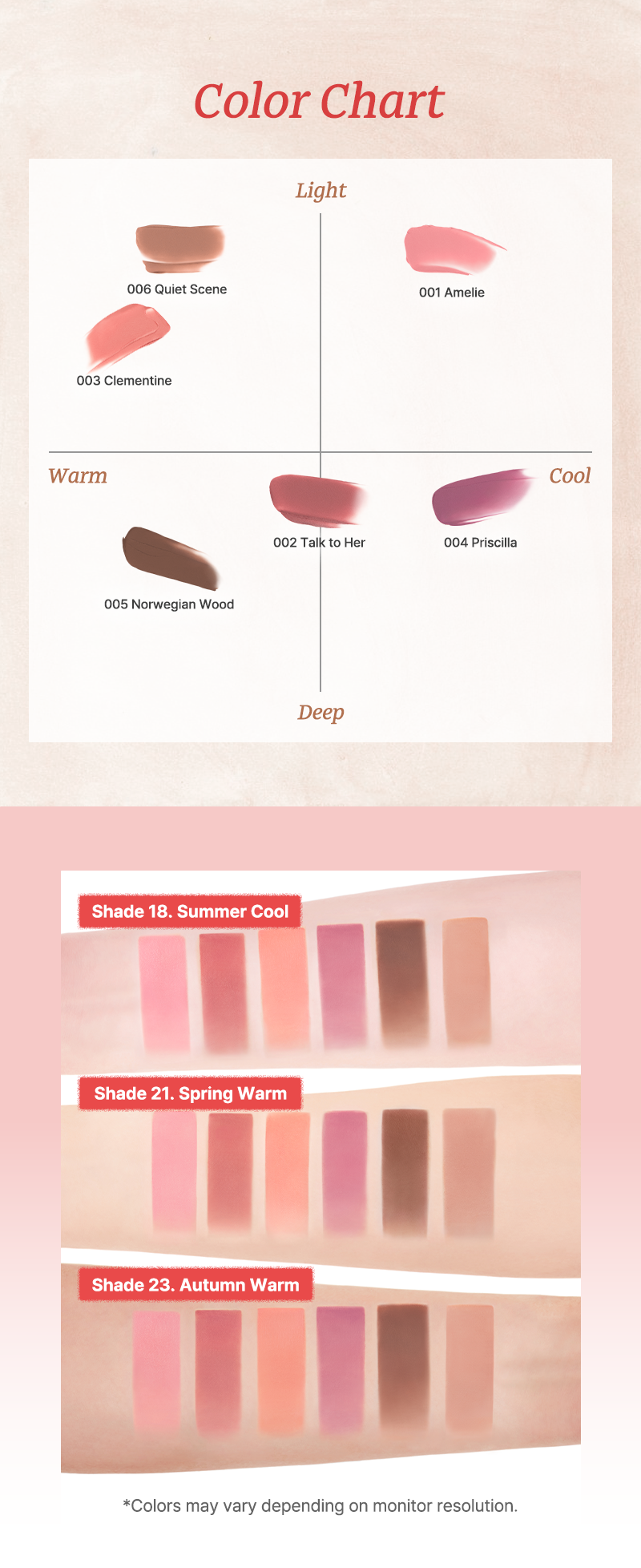 Tiptoe Mousse Tang Lip Matter 001 Amelie K-beauty lip product product image
