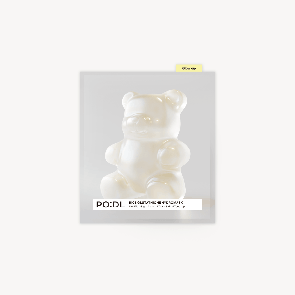 PO:DL Rice Glutathione Hydrogel Mask (4ea) ( + Special Gift)
