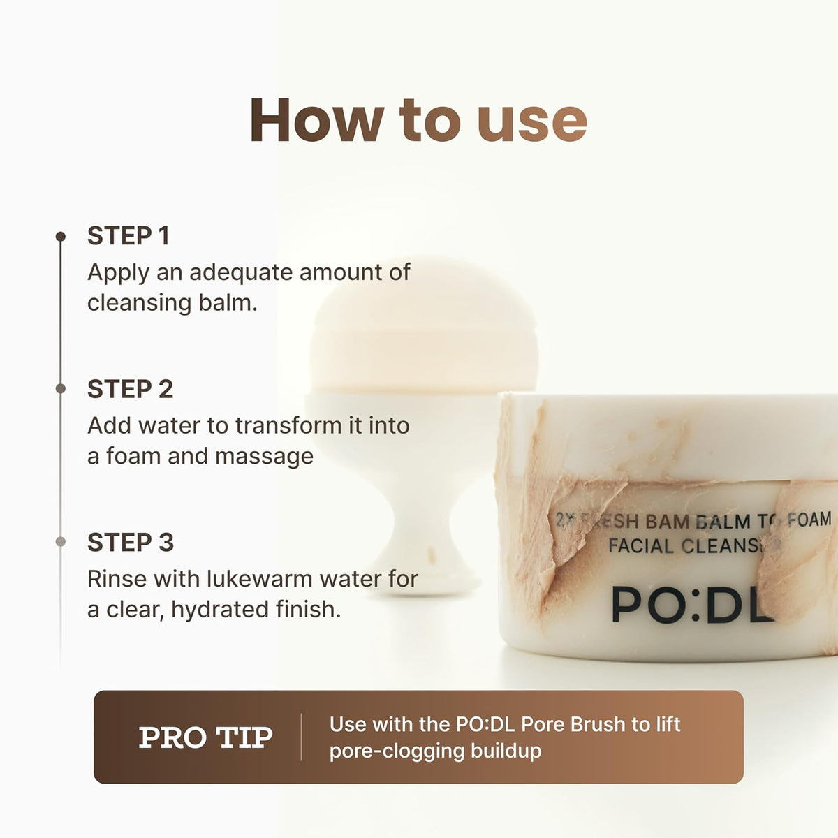 PO:DL 2X Fresh Bam Balm To Foam 130ml ( + Special Gift)