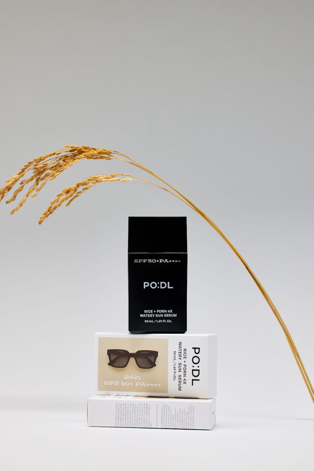 PO:DL Rice PDRN 4X Watery Sun Serum 50ml ( + Special Gift)