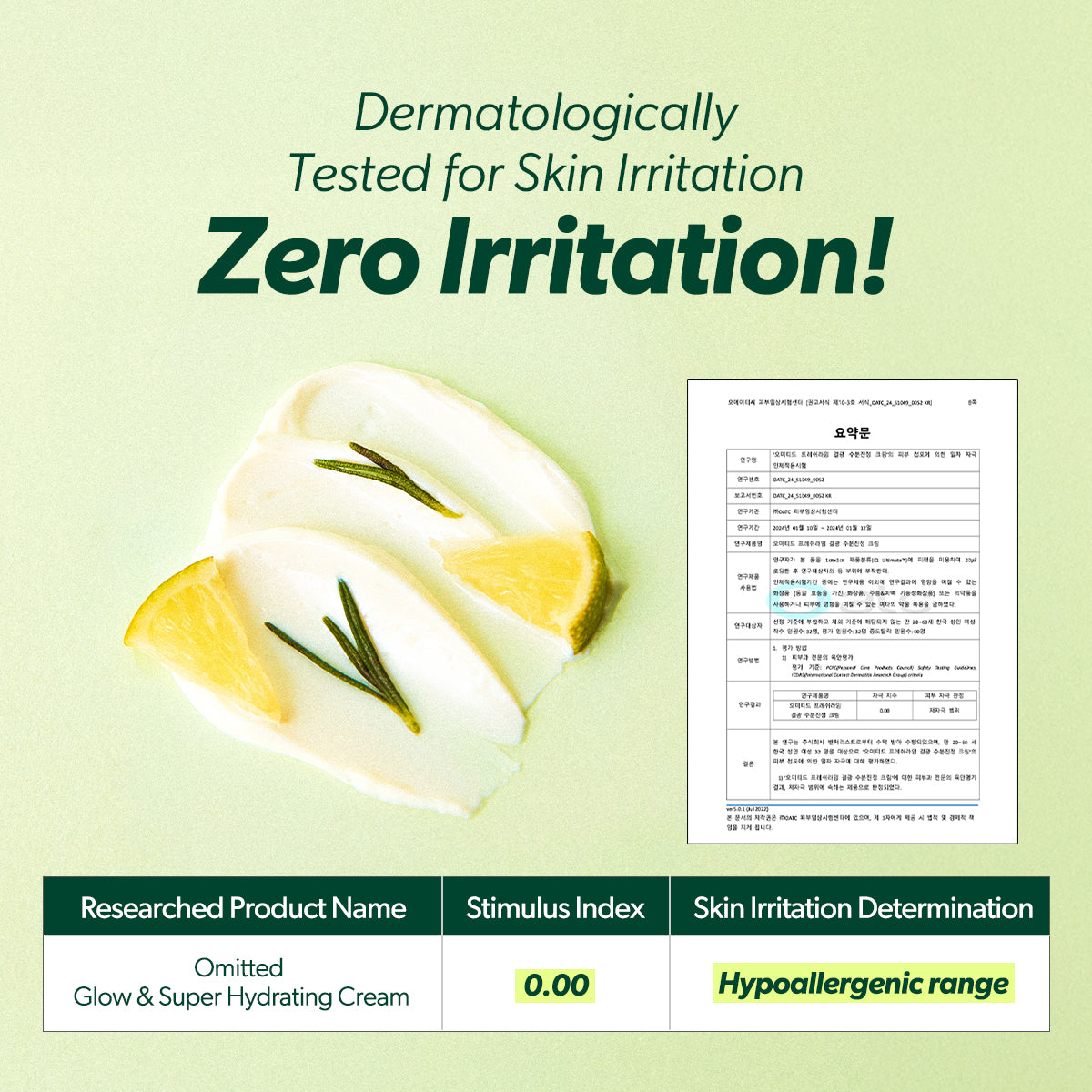 Omitted Fresh Lime Glow & Super Hydrating Moisturizer 80ml