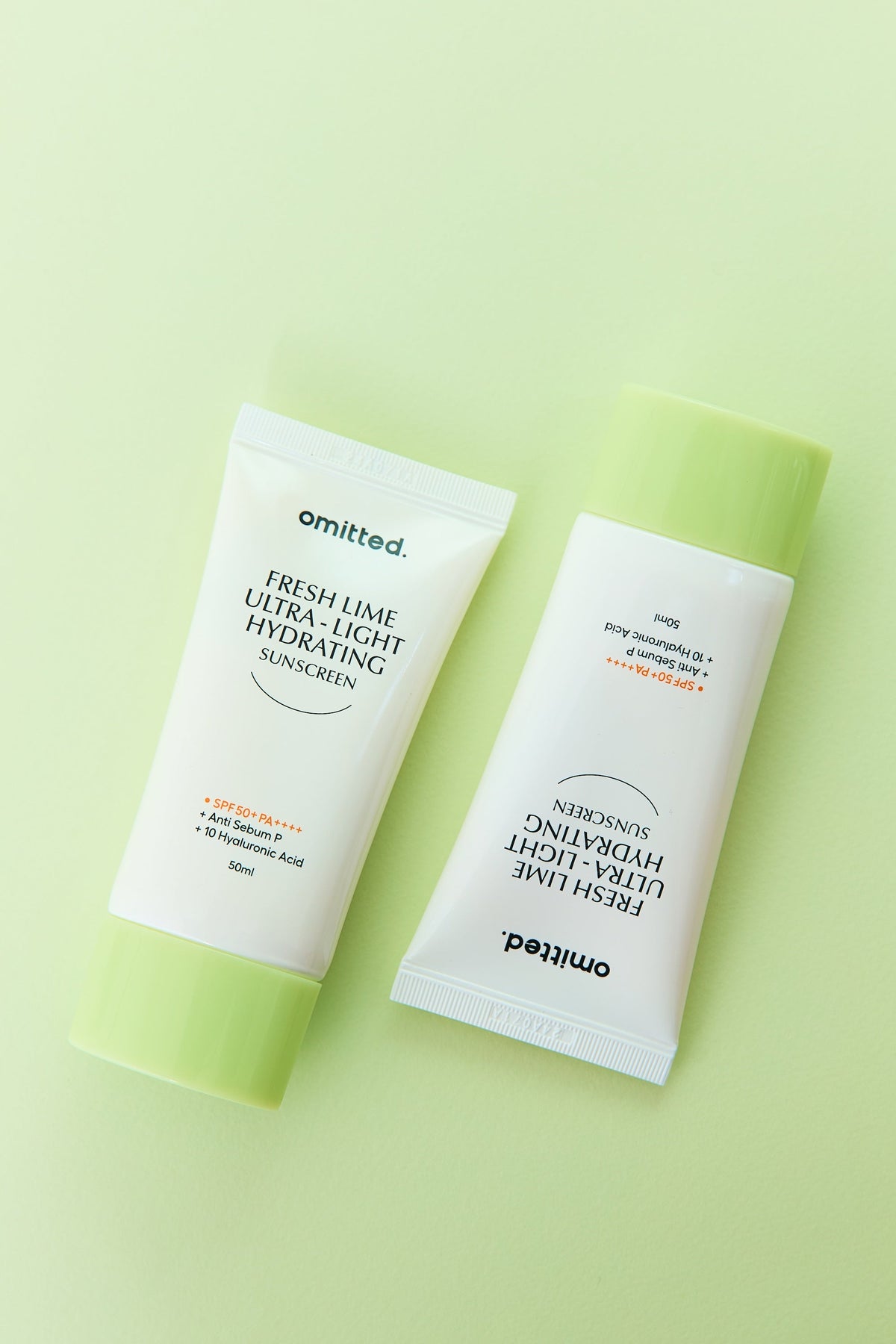Omitted Fresh Lime Ultra-Light Hydrating Sunscreen 50ml