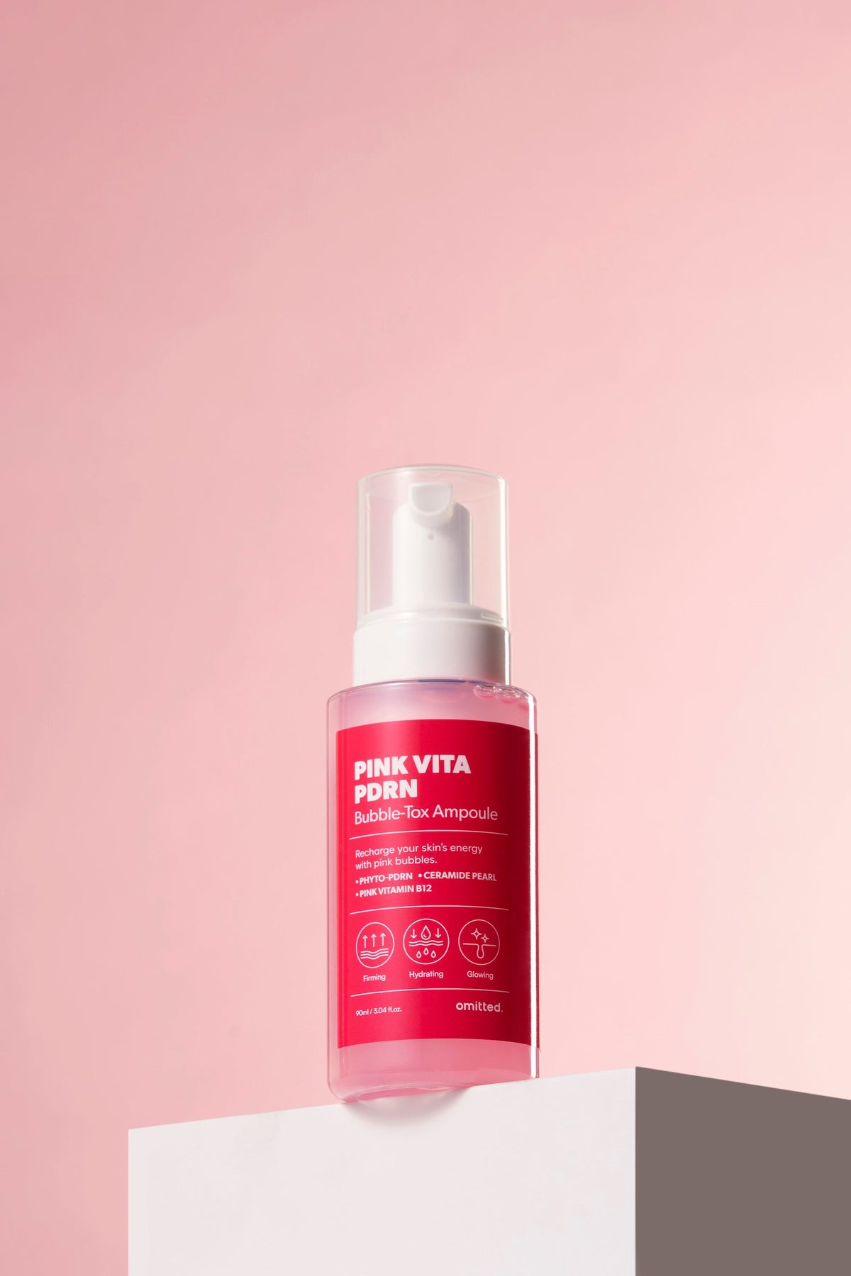 Omitted Pink Vita PDRN Bubble-Tox Ampoule 90ml