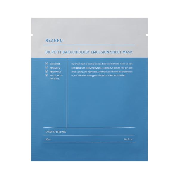 Dr.Pepti Reanhu Bakuchiol Emulsion Sheet Mask 30ml - 3 Size - 3ea