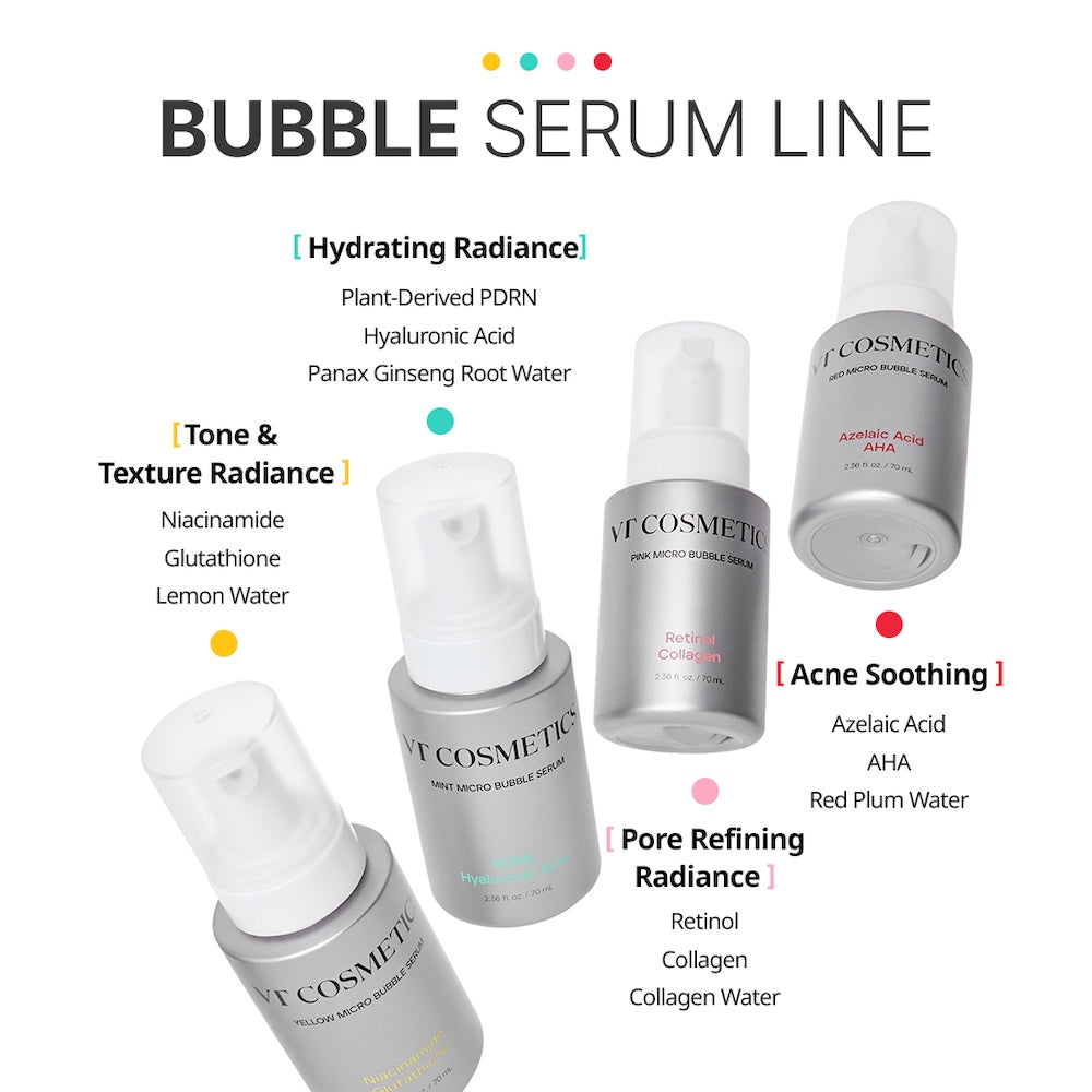 VT Cosmetics PDRN Hyaluronic Acid Mint Micro Bubble Serum 70ml