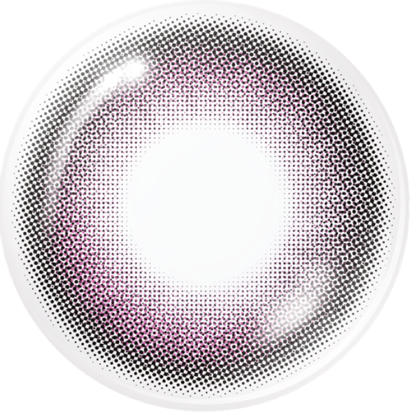 OOHA Dew E Dew Purple 1 Month Colored Contact Lens (2 pcs) - 25 powers