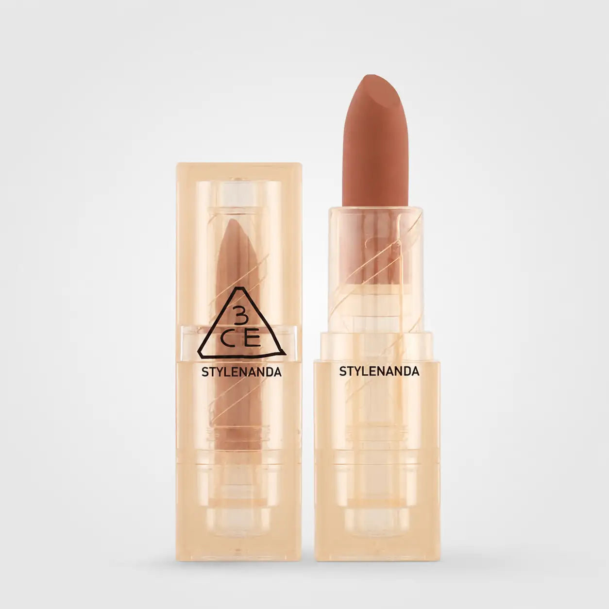 3CE Warmish Move Lipstick shade swatch