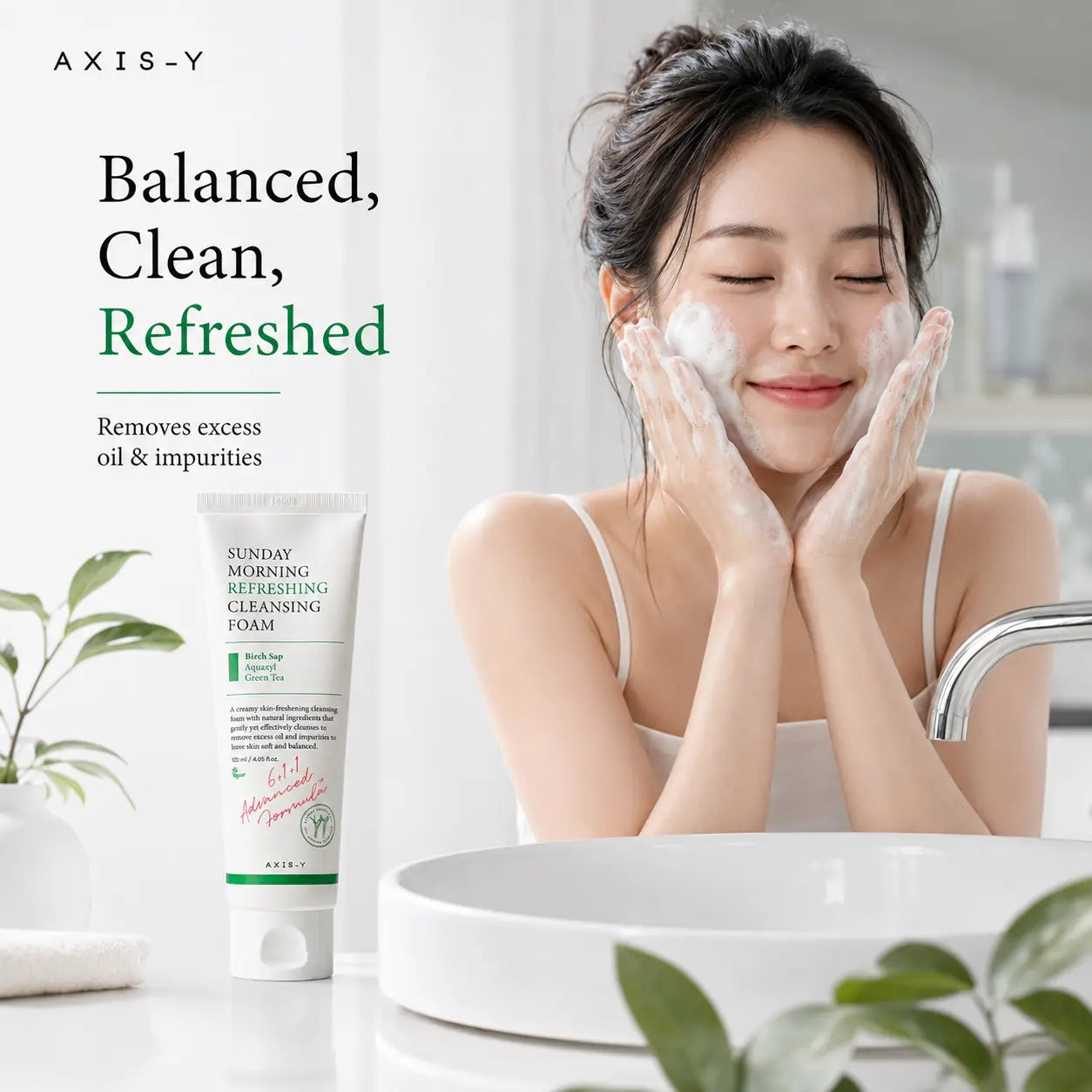 AXIS-Y Sunday Morning Refreshing Cleansing Foam 120ml