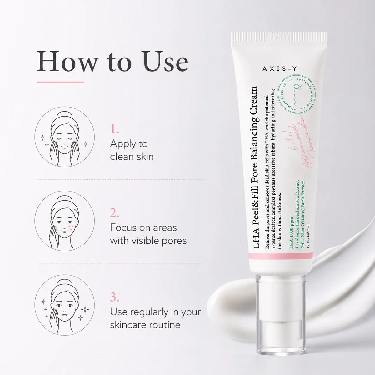 AXIS-Y LHA Peel&fill Pore Balancing Cream 50ml
